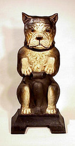 Rare antique cast-iron sixteen inch tall doorstop.