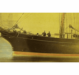 Rare antique colored photograph of schooner ALEXANDER NICOL