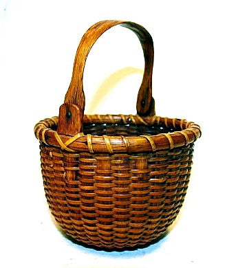 Rare antique Nantucket Lightship ONE-EGG basket