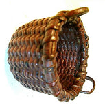 Rare antique painted MINIATURE Nantucket basket.