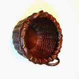 Rare antique painted MINIATURE Nantucket basket.