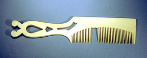 Rare antique scrimshaw walrus ivory comb