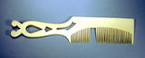 Rare antique scrimshaw walrus ivory comb