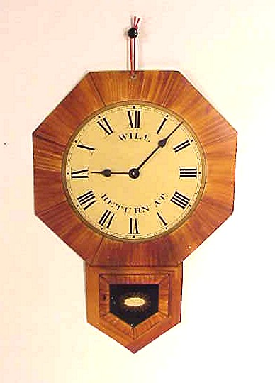 Rare clock maker's painted window sign – Paul Madden Antiques