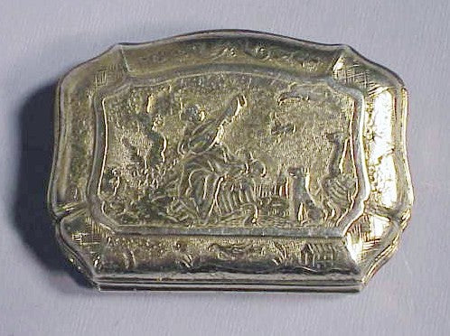 Rare French silver snuff box 1730