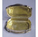 Rare French silver snuff box 1730