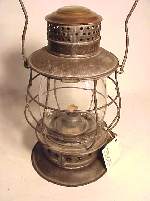 Rare New England Glass Co. hand lantern