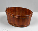 Rare Oval Nantucket Wooden Tub