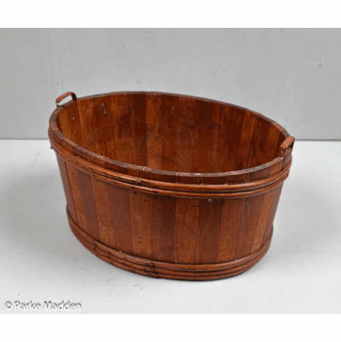 Rare Oval Nantucket Wooden Tub