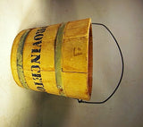 Rare painted wooden pail PROVINCETOWN FISH CO,