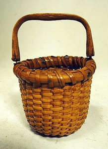 Rare signed ONE-EGG  NANTUCKET  basket