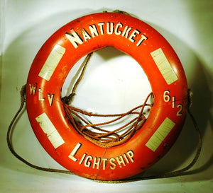 Rare vintage NANTUCKET LIGHTSHIP life ring