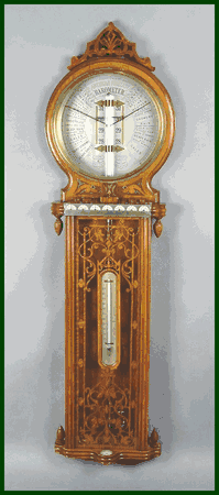 Rare wall barometer by Joseph H. Davis, London – Paul Madden Antiques