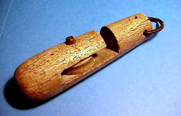 Rare whalebone snatch block