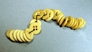 Set of antique bone BUTTONS