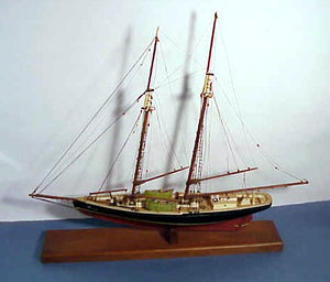 Ship model of the "Bluenose"