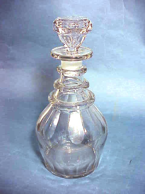 Superb blown and cut decanter
