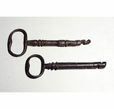 Two antique Nantucket KEYS