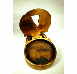 Unusual cast brass faux lock ash tray