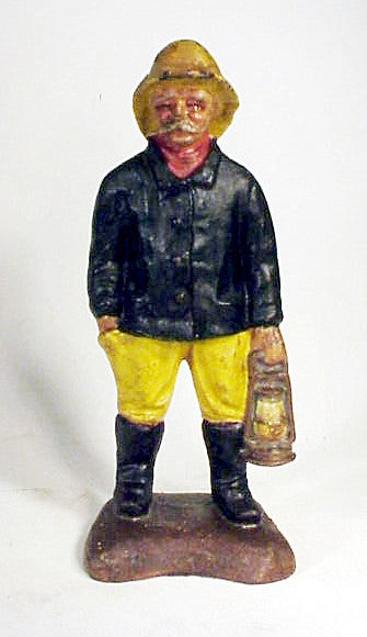Very rare antique cast-iron doorstop THE PATROL