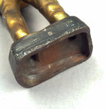 Vintage 15" Old Salt Doorstop with Rare Gold Finish by Eastern Specialty