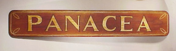 Vintage boat name board PANACEA