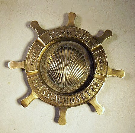 Vintage brass CAPE COD souvenir ashtray – Paul Madden Antiques