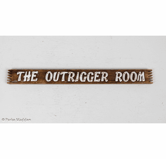 Vintage Cape Cod Sign - The Outrigger Room
