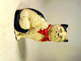 Vintage cast iron CAT BANK