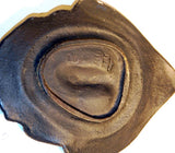 Vintage cast iron OLD SALT dish