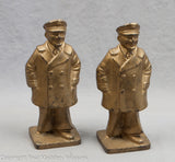 Vintage Cast Iron Sea Captain Bookends