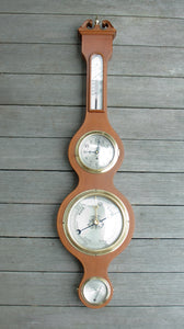Vintage Chelsea Banjo Barometer Clock