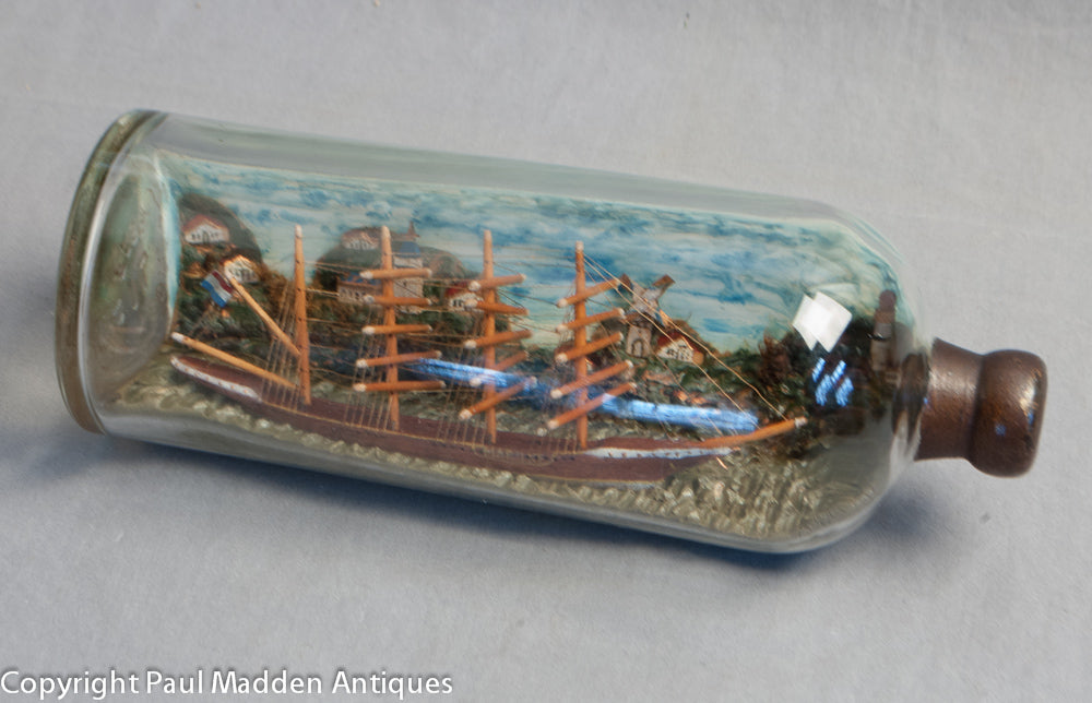 Vintage Dutch Ship-in-Bottle – Paul Madden Antiques