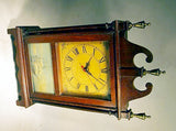 Vintage electric Pillar and Scroll clock