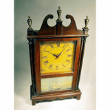 Vintage electric Pillar and Scroll clock