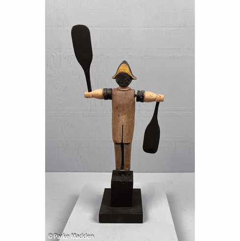 Vintage Folk Art Officer Whirligig