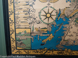Vintage Melanie Elisabeth Leonard Map of Cape Cod