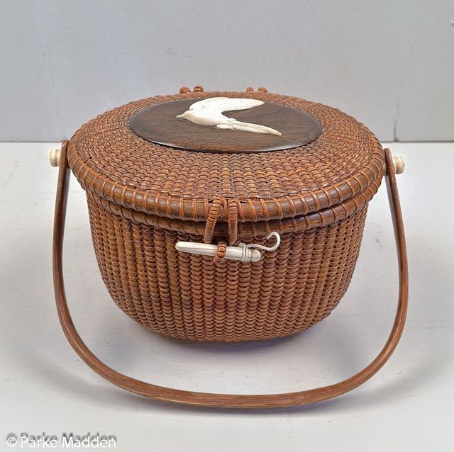 Vintage Nantucket Basket Purse Paul Madden Antiques