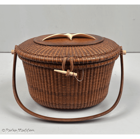 Vintage Nantucket Basket Purse by The Wooden Jug