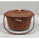Vintage Nantucket Basket Purse by The Wooden Jug