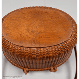 Vintage Nantucket Basket Purse by The Wooden Jug