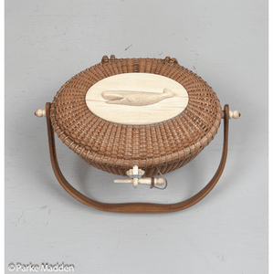 Vintage Nantucket "Cocktail" Basket Purse by Nancy Chase