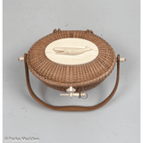 Vintage Nantucket "Cocktail" Basket Purse by Nancy Chase