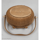 Vintage Nantucket "Cocktail" Basket Purse by Nancy Chase