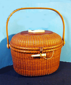 Vintage Nantucket Lightship Basket 1965