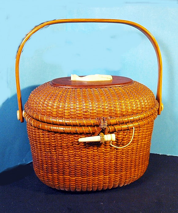 Vintage Nantucket Lightship Basket 1965