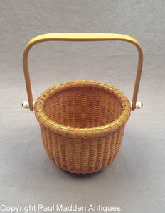 Vintage Nantucket Lightship Basket by John Elder - Rare Size!