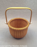 Vintage Nantucket Lightship Basket by John Elder - Rare Size!