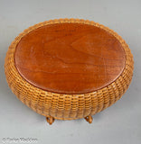 Vintage Nantucket Lightship Basket Purse by Bill & Judy Sayle