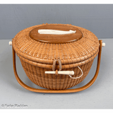 Vintage Nantucket Lightship Basket Purse by Bill & Judy Sayle